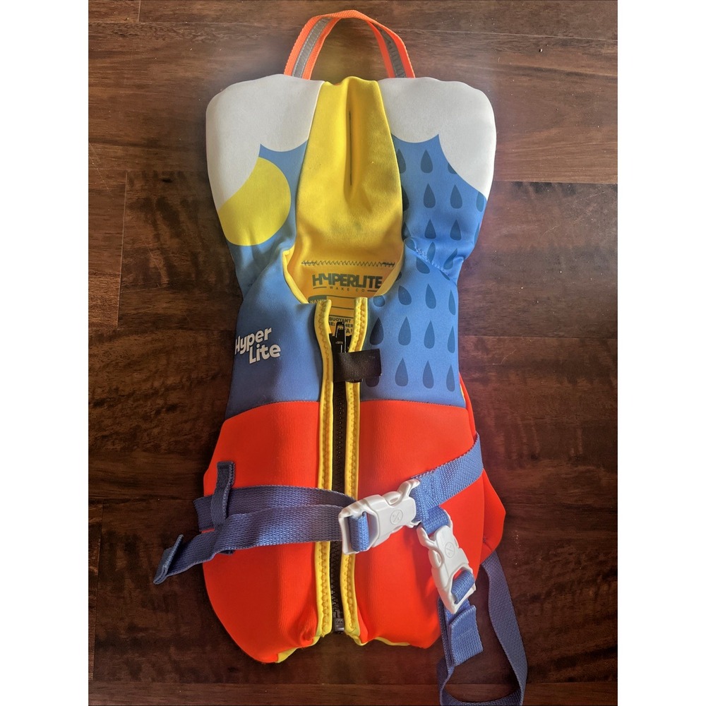 Hyperlite Elite Infant Toddler Life Jacket Vest Type II PFD Up to 30lb / 14kg